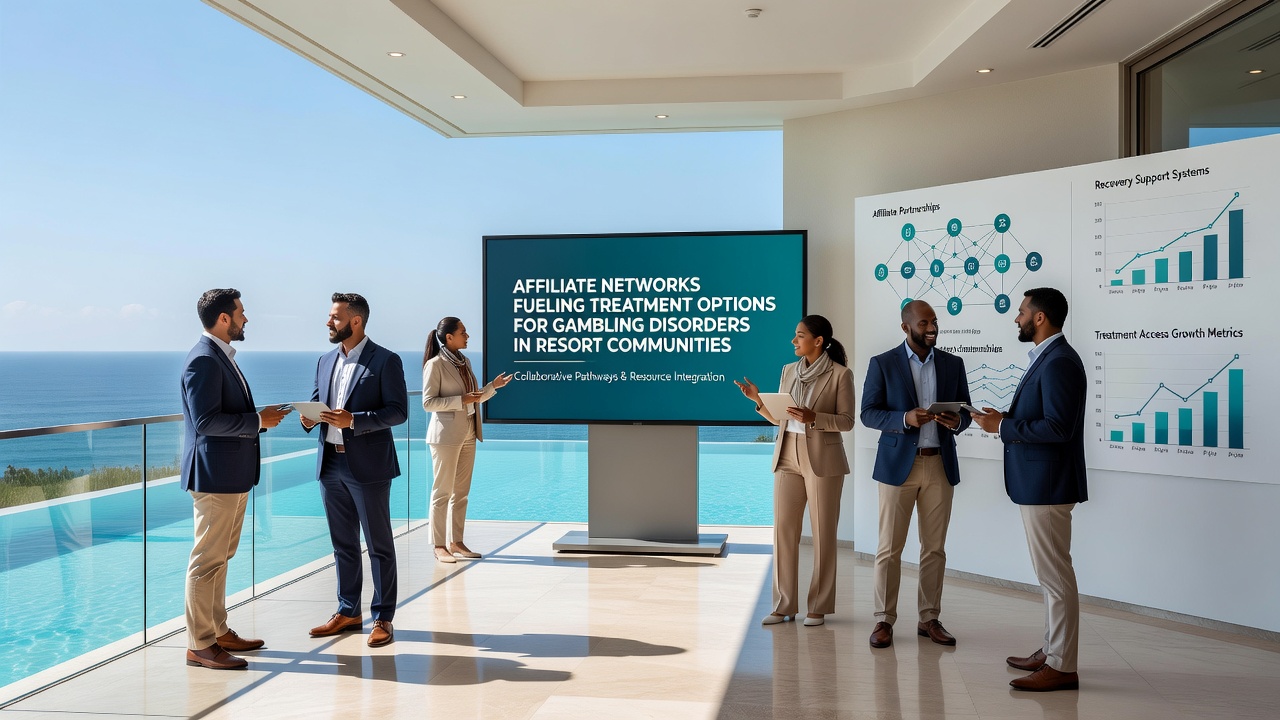 Treatment centers in resort communities receiving support from affiliate networks