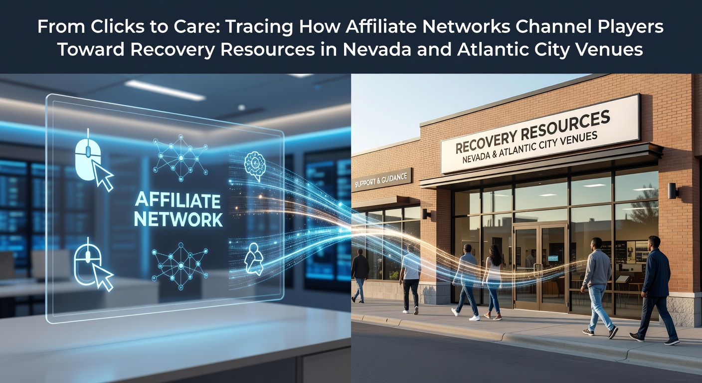Affiliate networks directing casino players in Nevada and Atlantic City to recovery support resources through digital channels