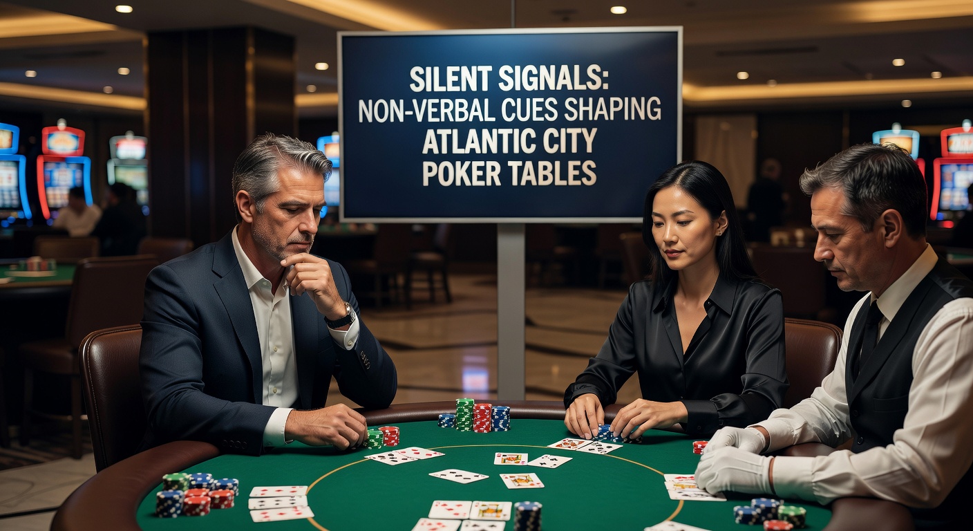 Poker player slouching back in chair at Atlantic City table, hand hovering over chips during tense decision
